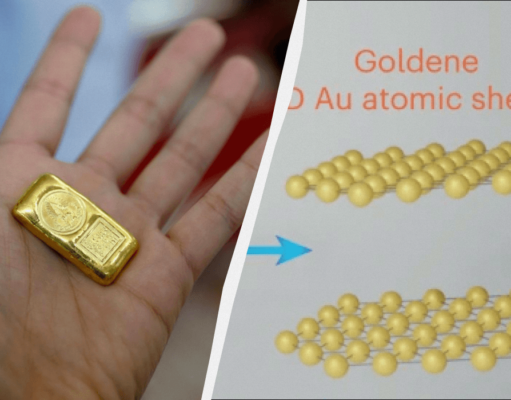 «Goldener» Moment: Neues Material aus Gold, Analog zu Graphen