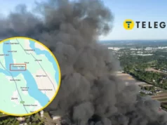 Brand in Dorf Chebotarivka: Rettungskräfte vor Ort